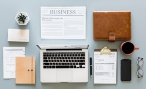 business objects on table