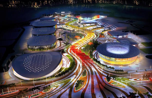 The official Olympic slogan for the Games olympic slogan