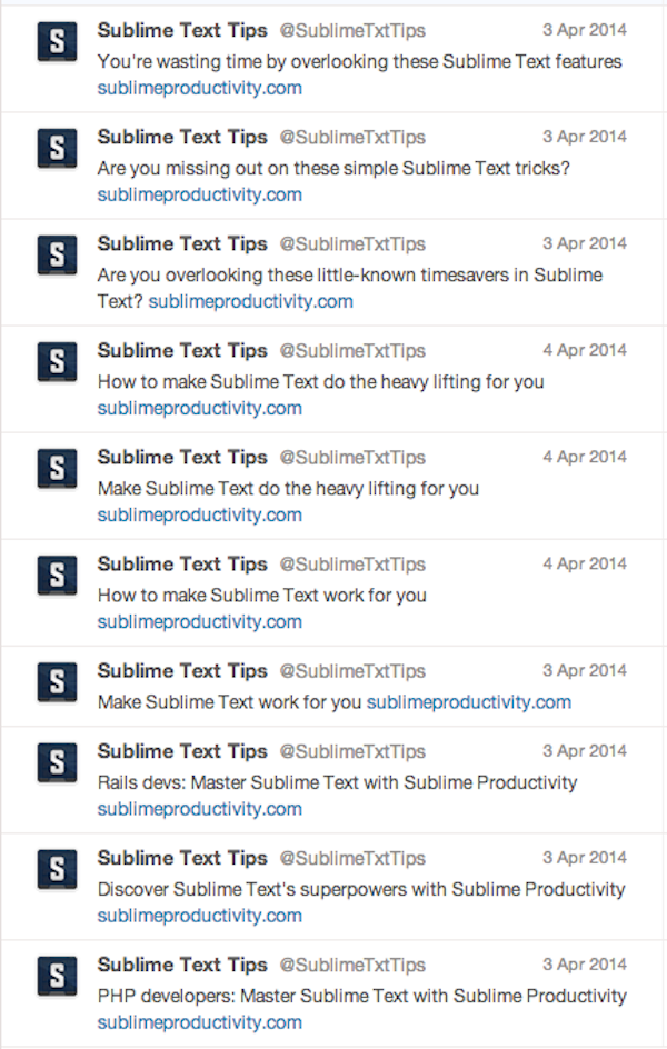 sublime text tips