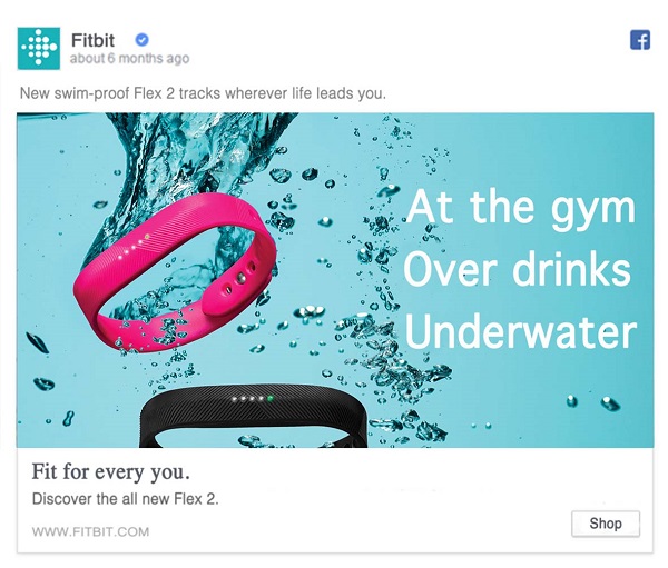 Fitbit Flex 2 social launch copy – Freedman International, London.