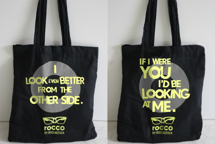Rodenstock Rocco Eyewear tote bags – Eat, Sleep + Design, Berlin.