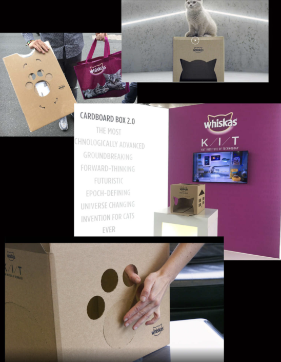 Whiskas Cardboard Box 2.0, experiential – BBDO, Duesseldorf.