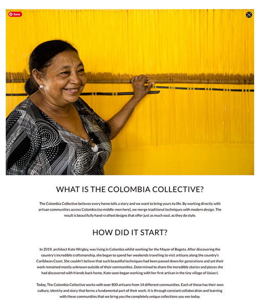 Colombia Chiara English Copywriter London Copywriter Collective