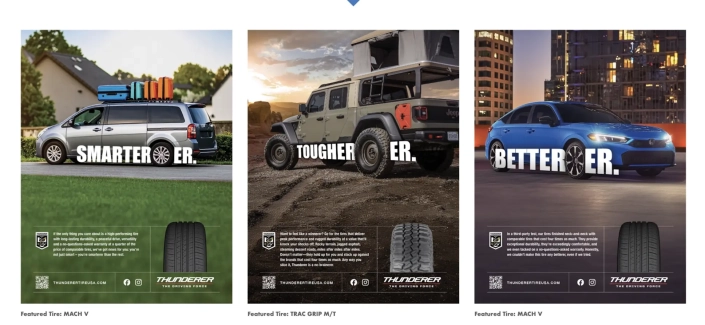Lawrence-Copywriter-Thunderer tires AD LOBS