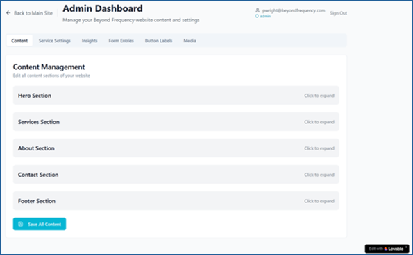 Paul-AI-Consultant-BF_sample_BF site_lovable backend Paul-AI-Consultant