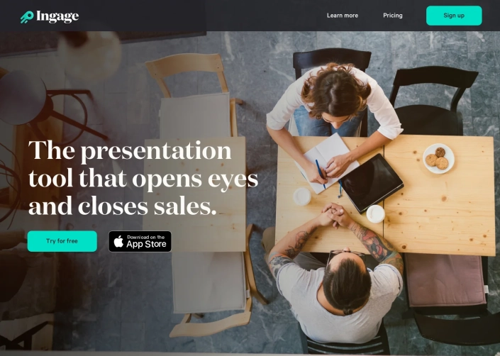 Mojo Vision Opens Eyes web copy by creative copywriter Andrew Tonkin.