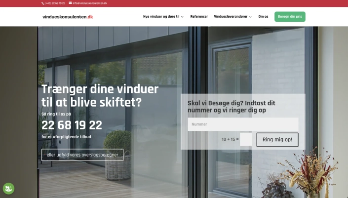 Vindueskonsulenten window specialist campaign by Copenhagen copywriter Peter Petersen