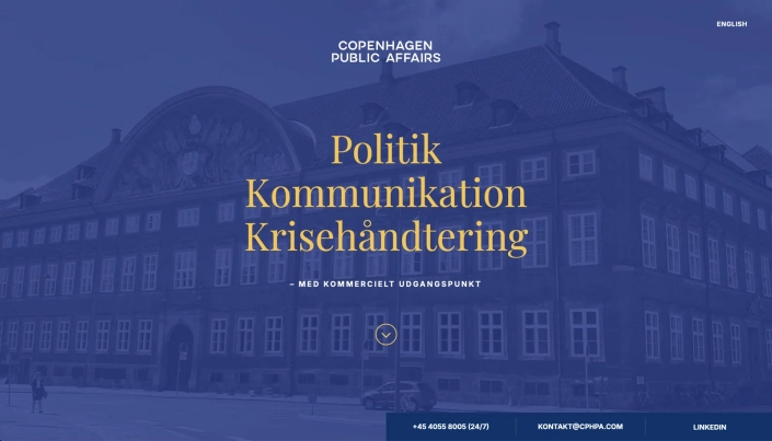 Copenhagen Public Affairs communications work by Danish copywriter Peter Petersen