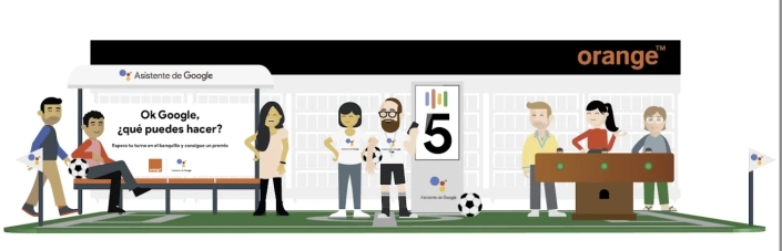 Google and Orange advertising copy by James Vincent, English copywriter Barcelona