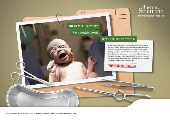 Boston Scientific healthcare campaign by Sheenu Kapoor, copywriter Singapore