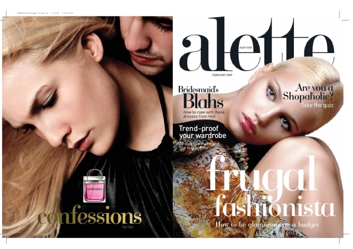 Nokia alette fashion magazine cover written by Sheenu Kapoor, creative copywriter